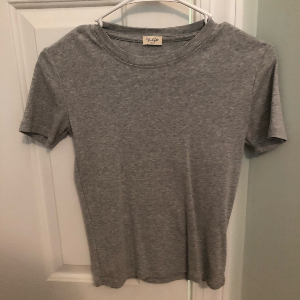 John Galt Heather Grey T-shirt